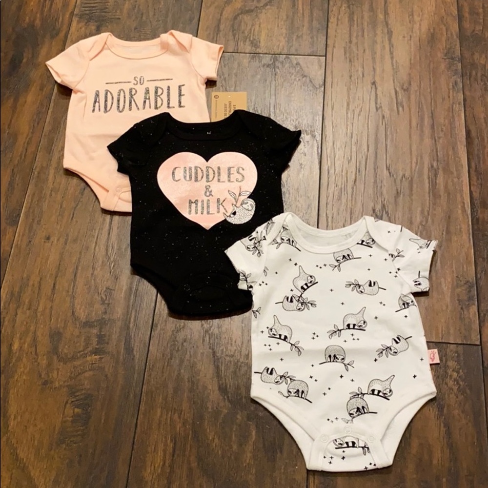 Mini Heroes  3 Piece 🦥Sloth🦥 Onesie Set